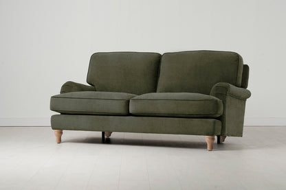 Model 15 2 Seater Sofa with Ottoman, Oak / Pine