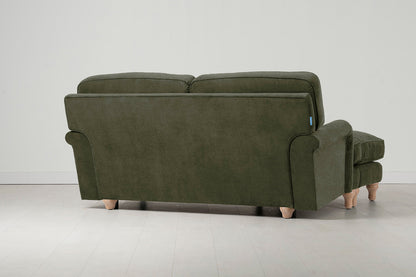 Model 15 2 Seater Sofa with Ottoman, Oak / Pine