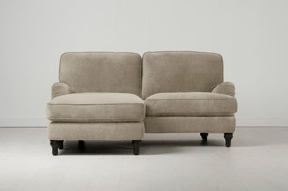 Model 15 2 Seater Sofa with Ottoman, Flax