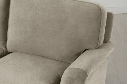 Model 15 2 Seater Sofa with Ottoman, Flax