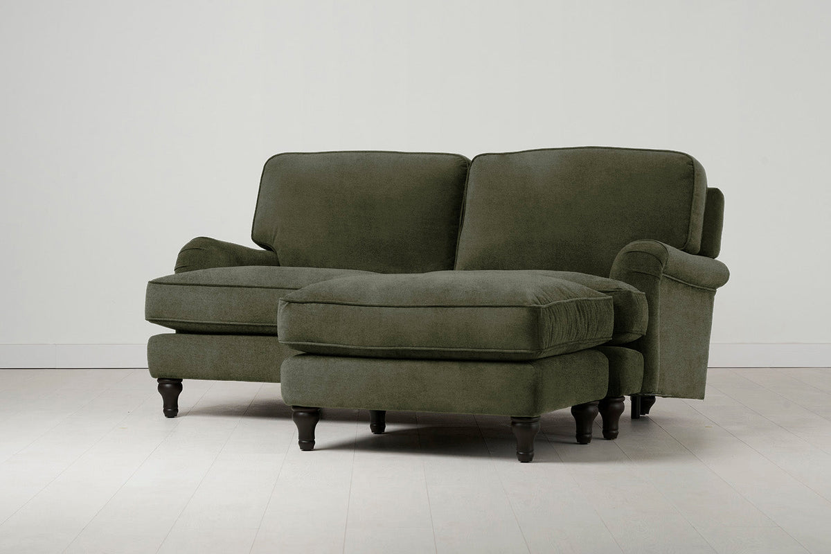 Model 15 2 Seater Sofa with Ottoman, Pine