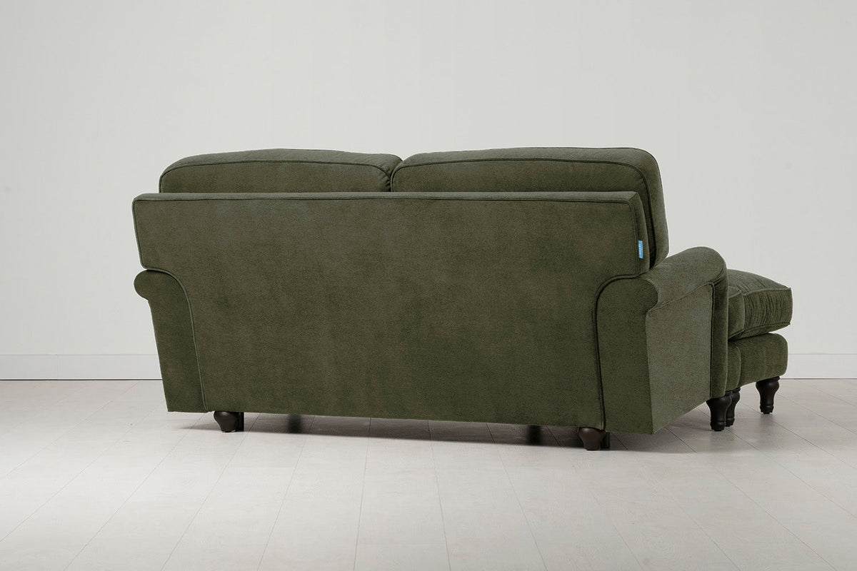Model 15 2 Seater Sofa with Ottoman, Pine