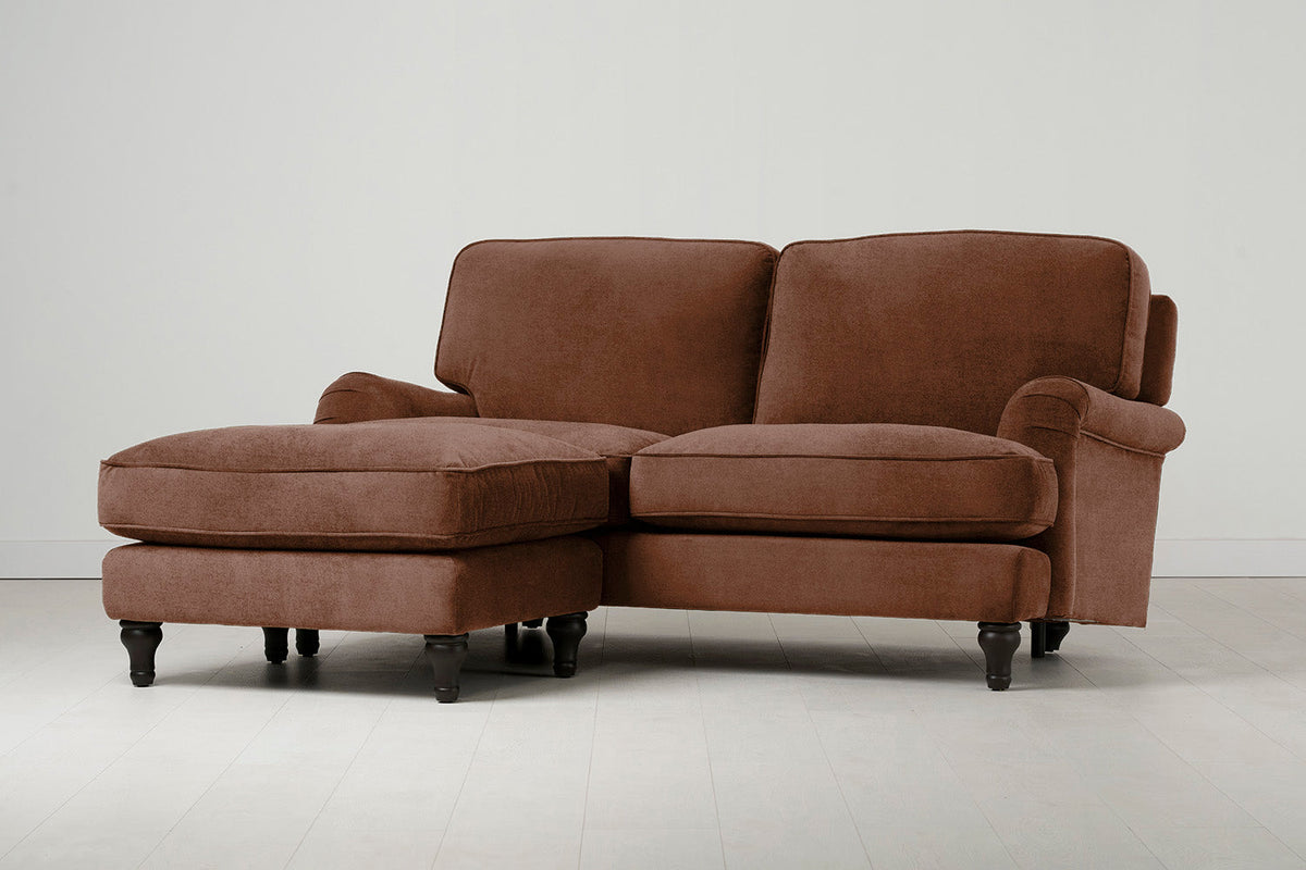 Model 15 2 Seater Sofa with Ottoman, Russet