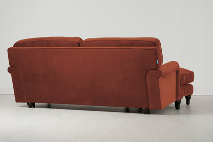 Model 15 3 Seater Sofa with Ottoman, Brick