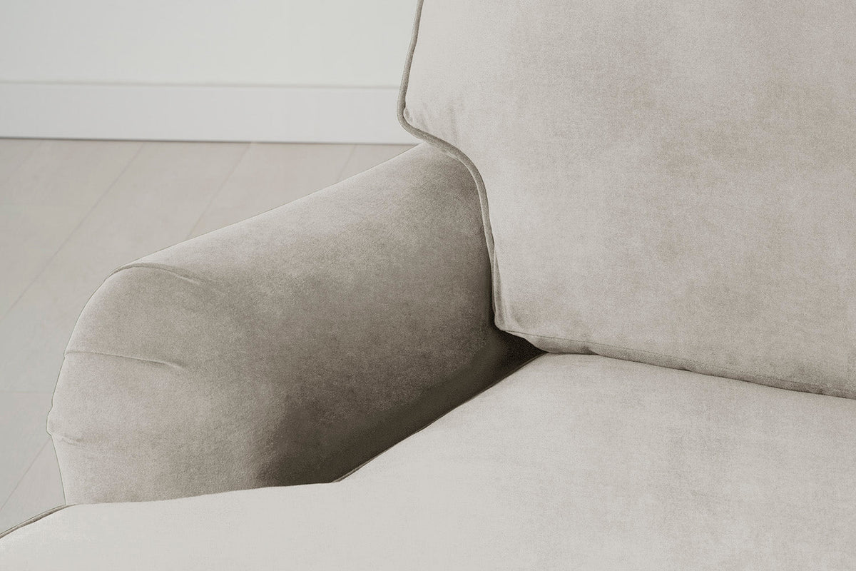 Model 15 3 Seater Sofa, Oak / Chalk