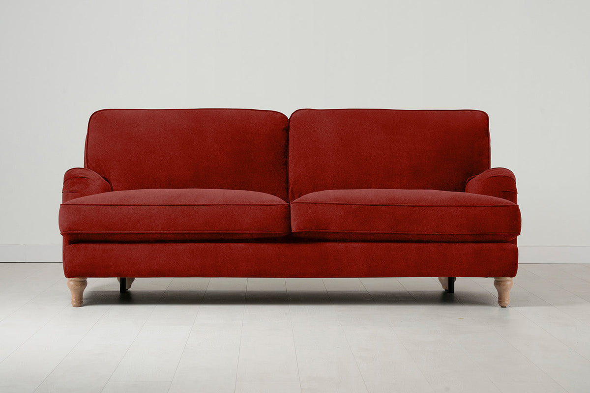 Model 15 3 Seater Sofa, Oak / Harissa