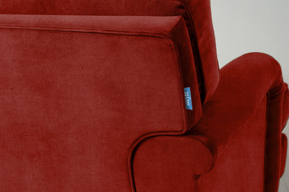 Model 15 3 Seater Sofa with Ottoman, Oak / Harissa