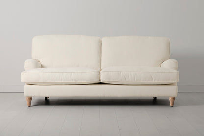Model 15 3 Seater Sofa, Oak / Ivory