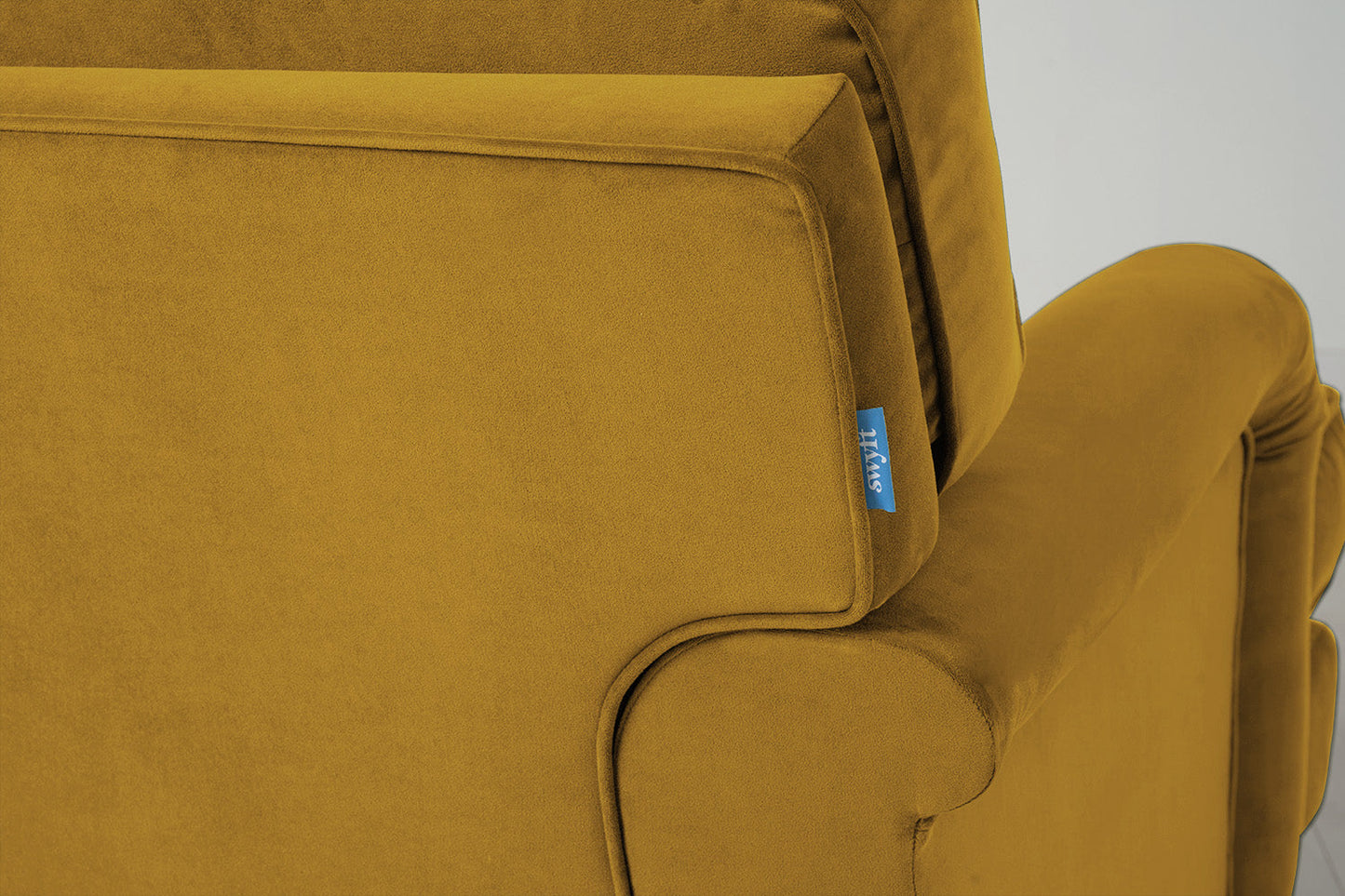 Model 15 3 Seater Sofa, Mustard