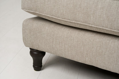 Model 15 3 Seater Sofa with Ottoman, Pumice