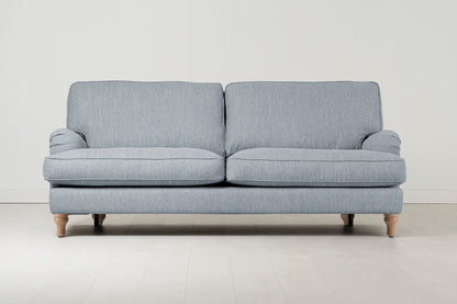 Model 15 3 Seater Sofa, Oak / Seaglass