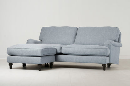 Model 15 3 Seater Sofa with Ottoman, Seaglass