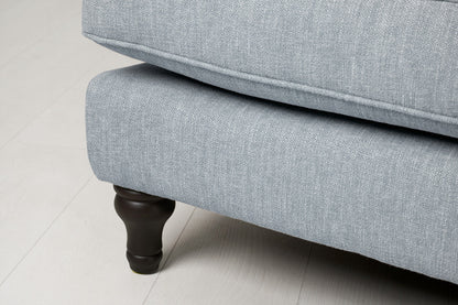 Model 15 3 Seater Sofa with Ottoman, Seaglass