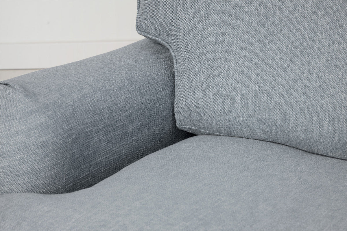 Model 15 3 Seater Sofa, Oak / Seaglass