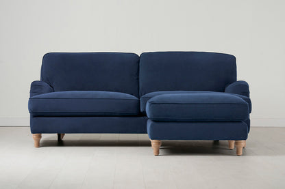 Model 15 3 Seater Sofa with Ottoman, Oak / Teal