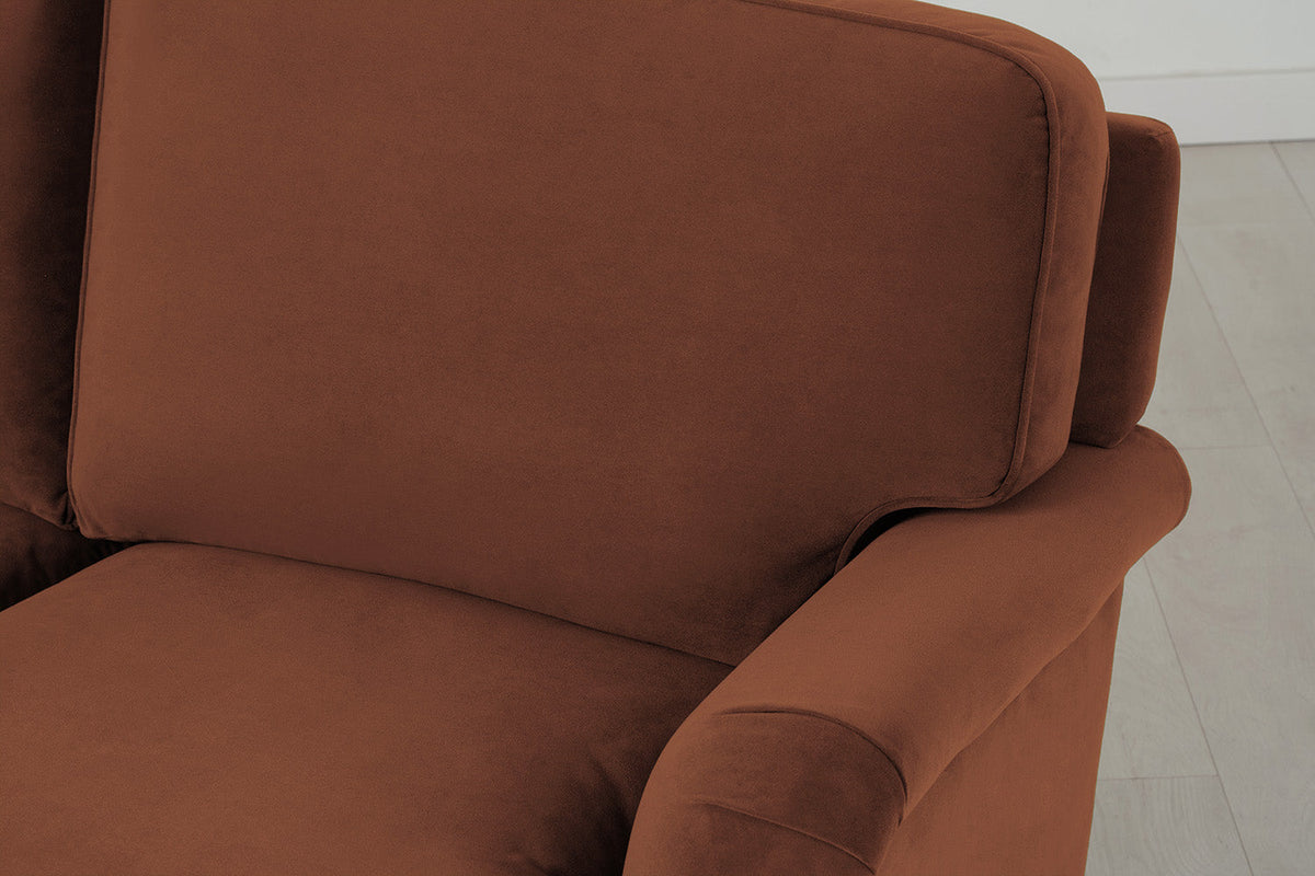 Model 15 3 Seater Sofa with Ottoman, Oak / Umber