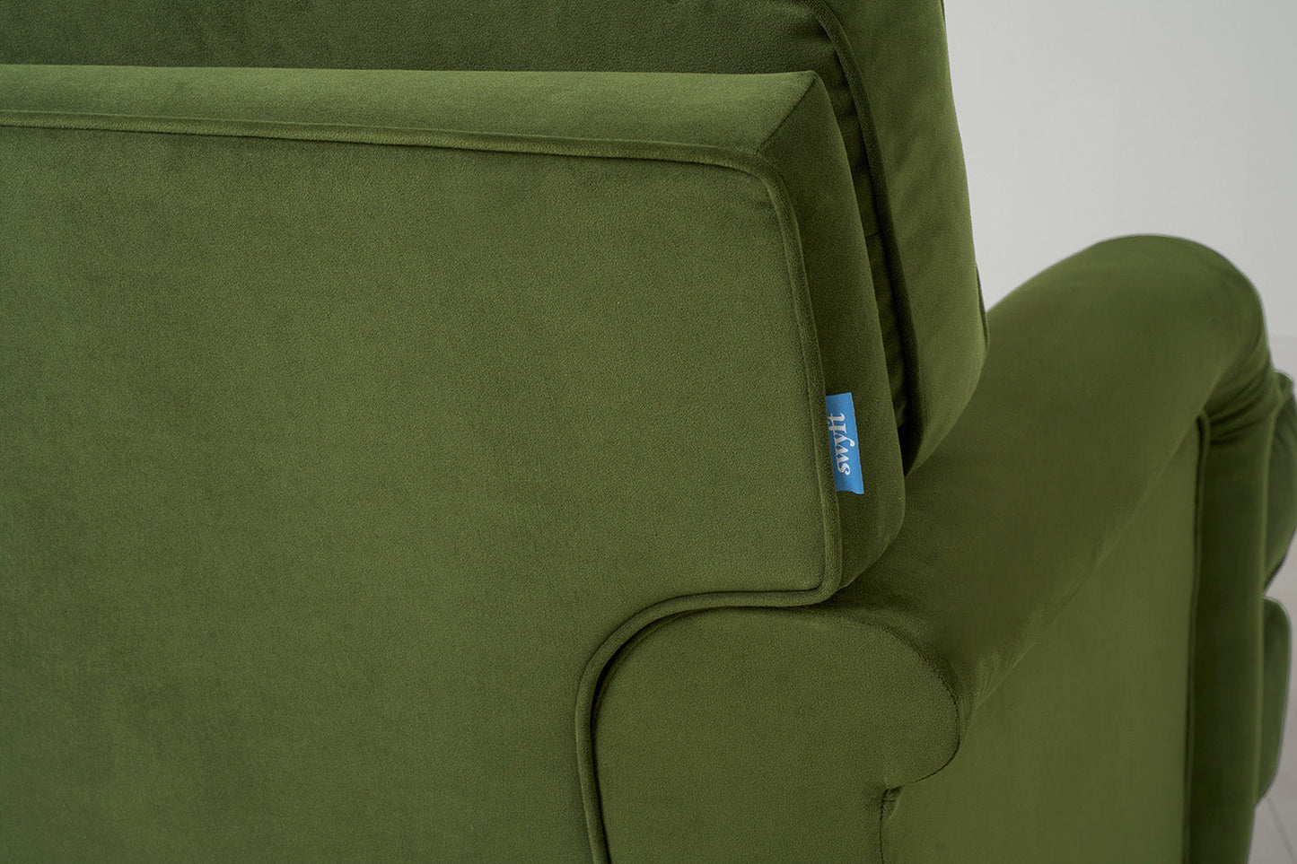Model 15 3 Seater Sofa with Ottoman, Vine