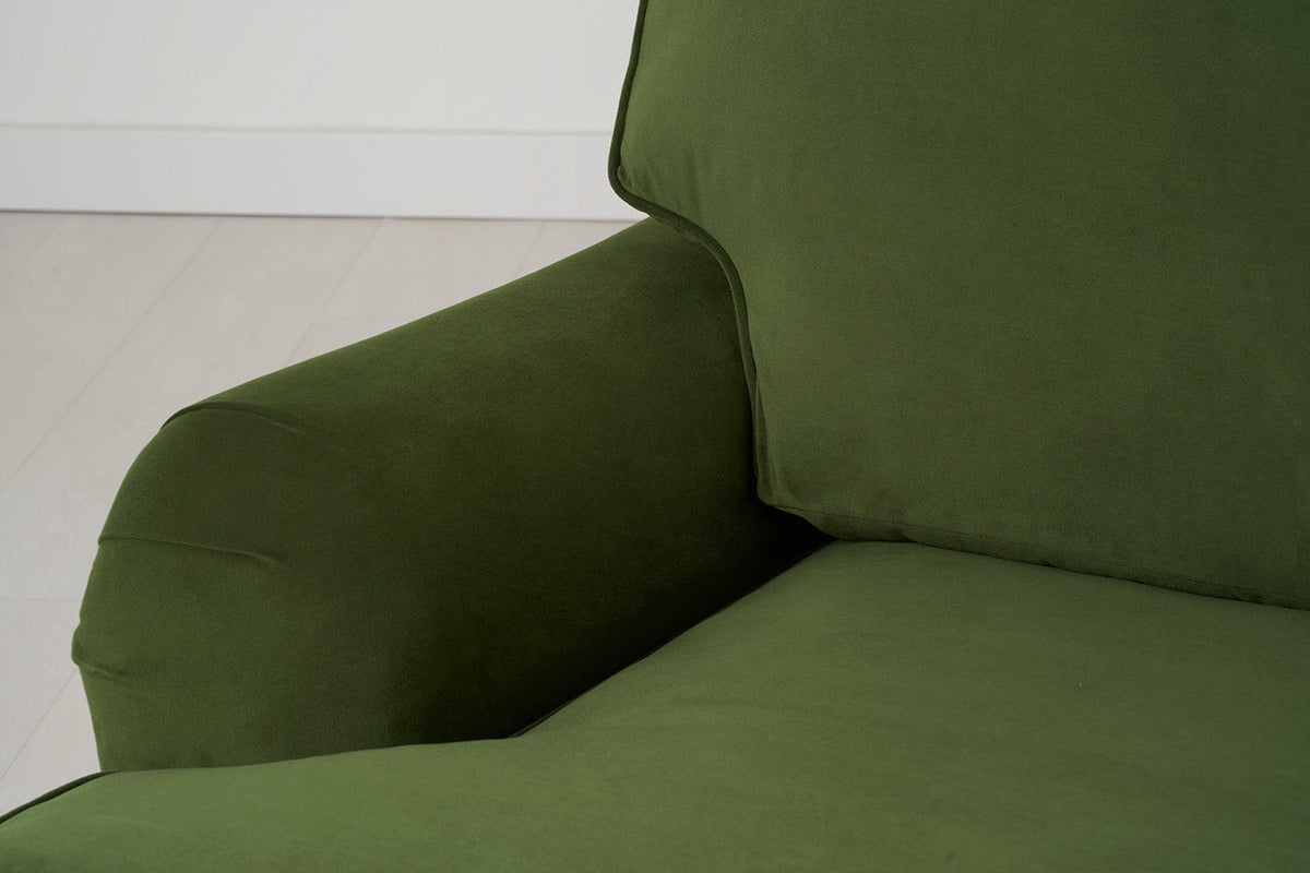 Model 15 3 Seater Sofa with Ottoman, Vine