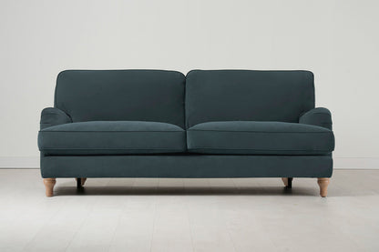 Model 15 3 Seater Sofa, Oak / Petrol