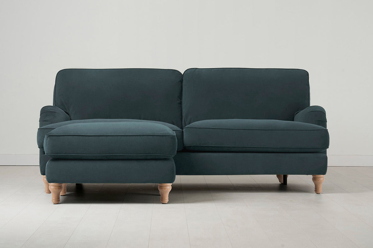 Model 15 3 Seater Sofa, Oak / Petrol