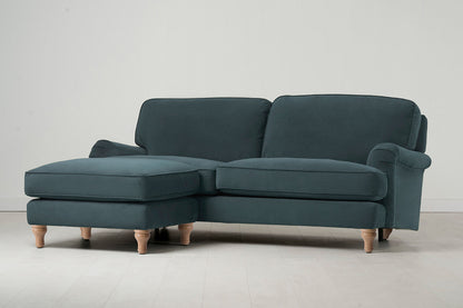 Model 15 3 Seater Sofa, Oak / Petrol