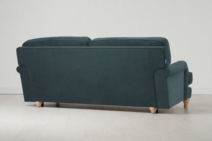 Model 15 3 Seater Sofa, Oak / Petrol