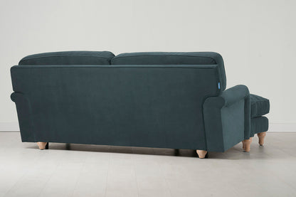 Model 15 3 Seater Sofa, Oak / Petrol