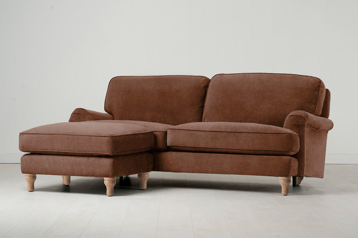Model 15 3 Seater Sofa, Oak / Russet
