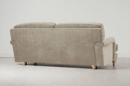 Model 15 3 Seater Sofa with Ottoman, Oak / Flax
