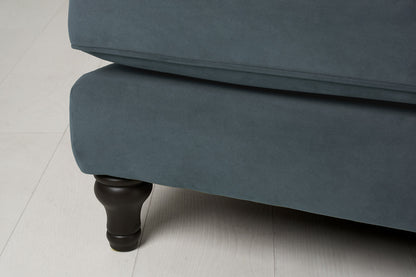 Model 15 3 Seater Sofa with Ottoman, Petrol
