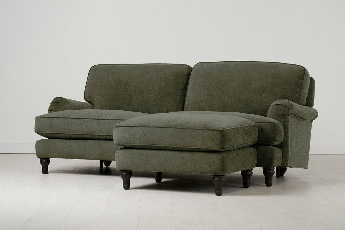 Model 15 3 Seater Sofa with Ottoman, Pine