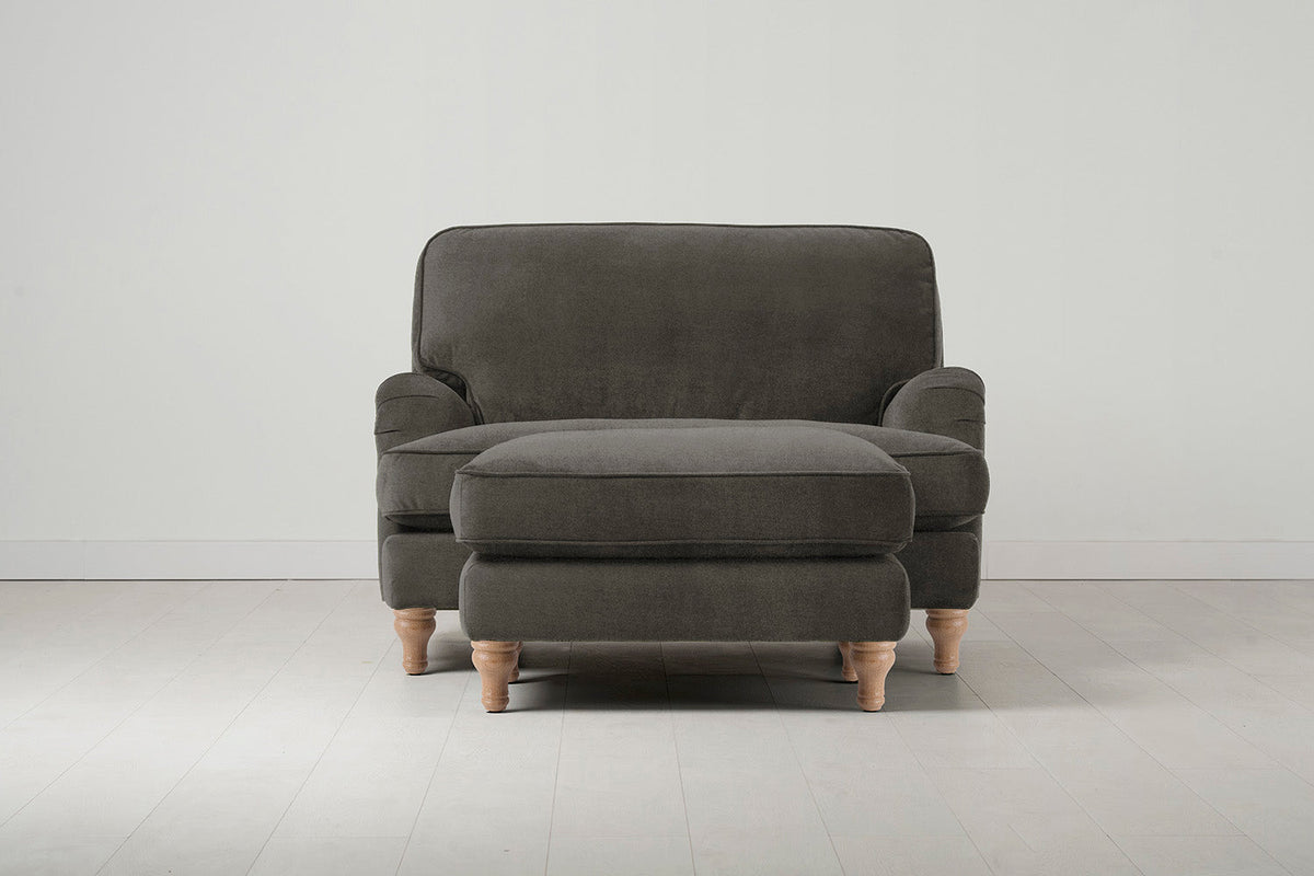 Model 15 Chaise Longue, Oak / Mink