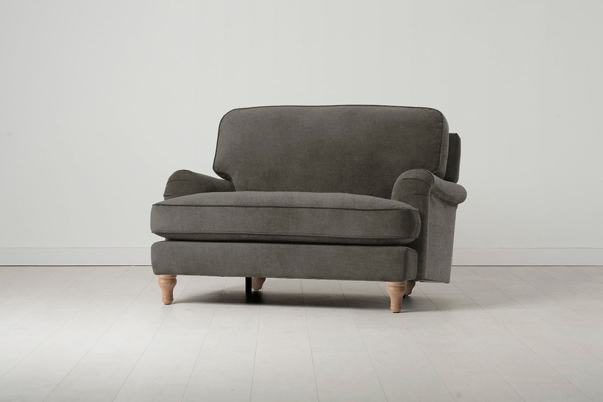 Model 15 Chaise Longue, Oak / Mink