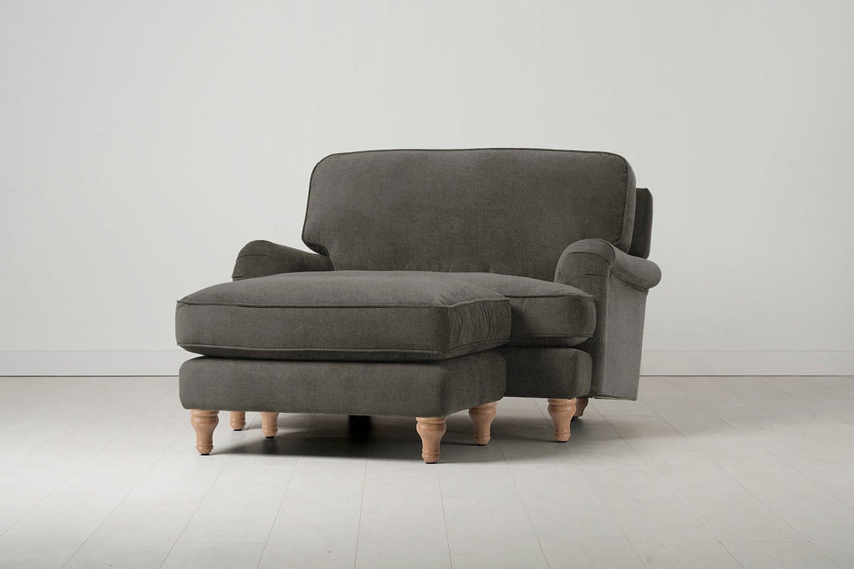 Model 15 Chaise Longue, Oak / Mink