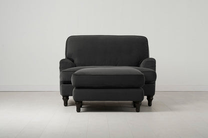 Model 15 Chaise Longue, Charcoal