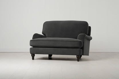 Model 15 Loveseat, Charcoal