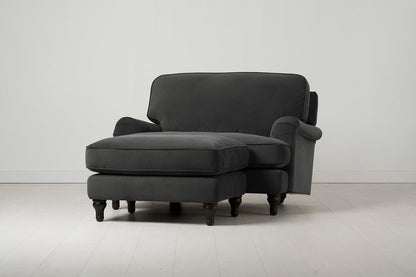 Model 15 Chaise Longue, Charcoal