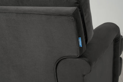 Model 15 Chaise Longue, Charcoal