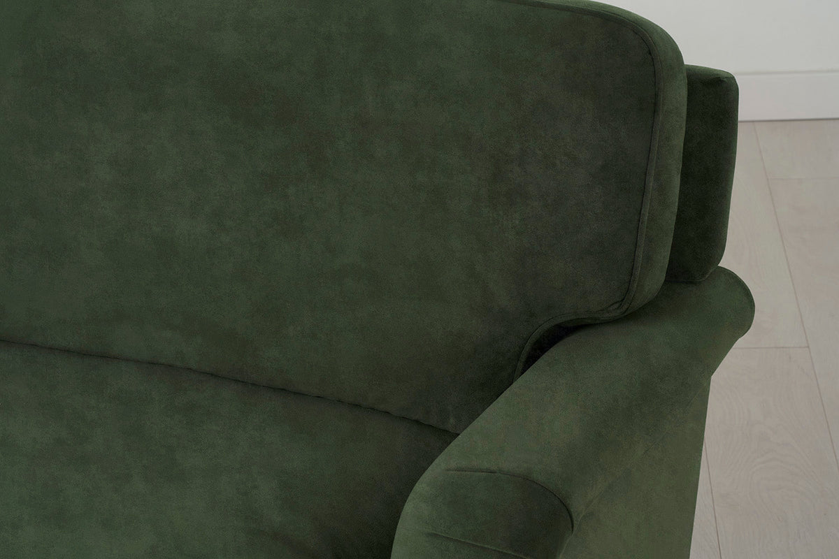 Model 15 Loveseat, Oak / Conifer