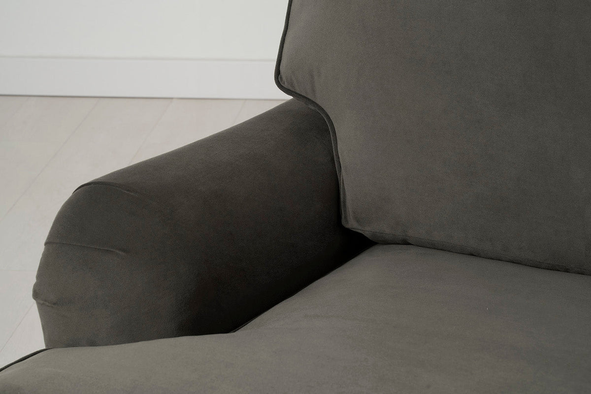 Model 15 Loveseat, Oak / Elephant