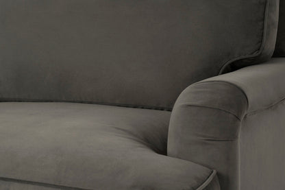 Model 15 Loveseat, Oak / Elephant
