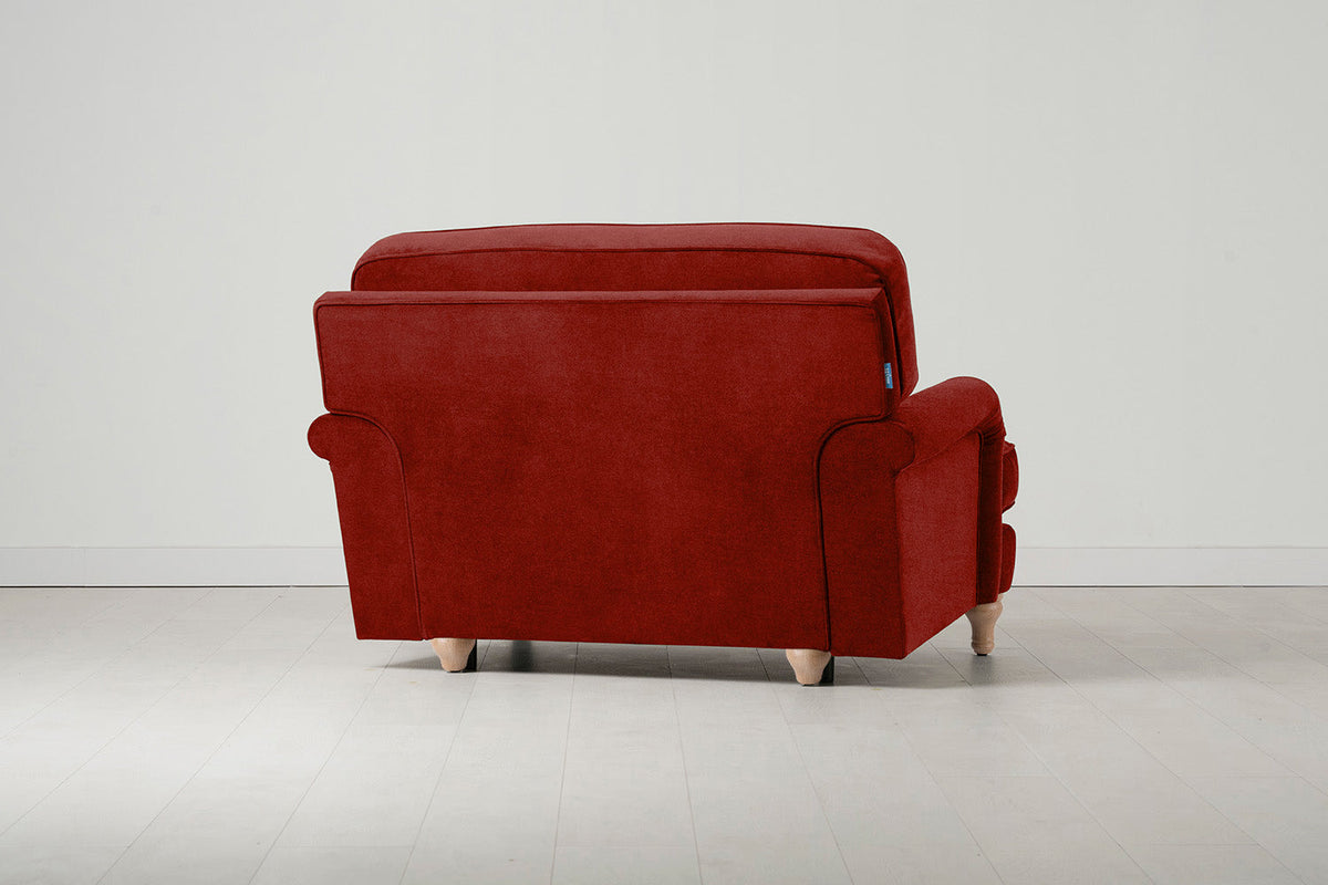 Model 15 Loveseat, Oak / Harissa