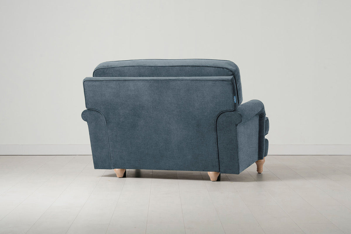 Model 15 Loveseat, Oak / Hydro