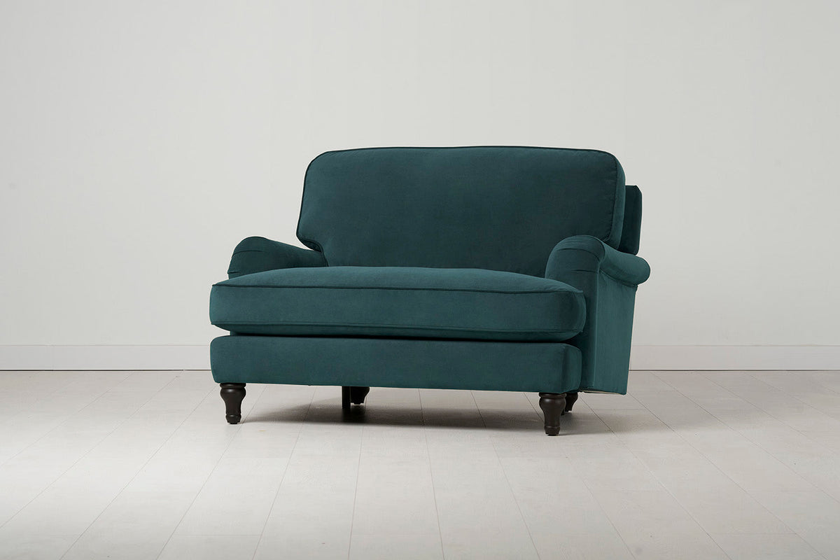 Model 15 Loveseat, Kingfisher