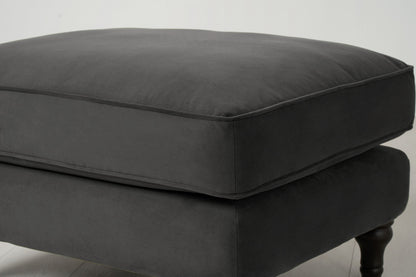 Model 15 Ottoman, Charcoal