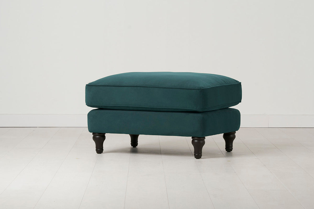 Model 15 Ottoman, Kingfisher