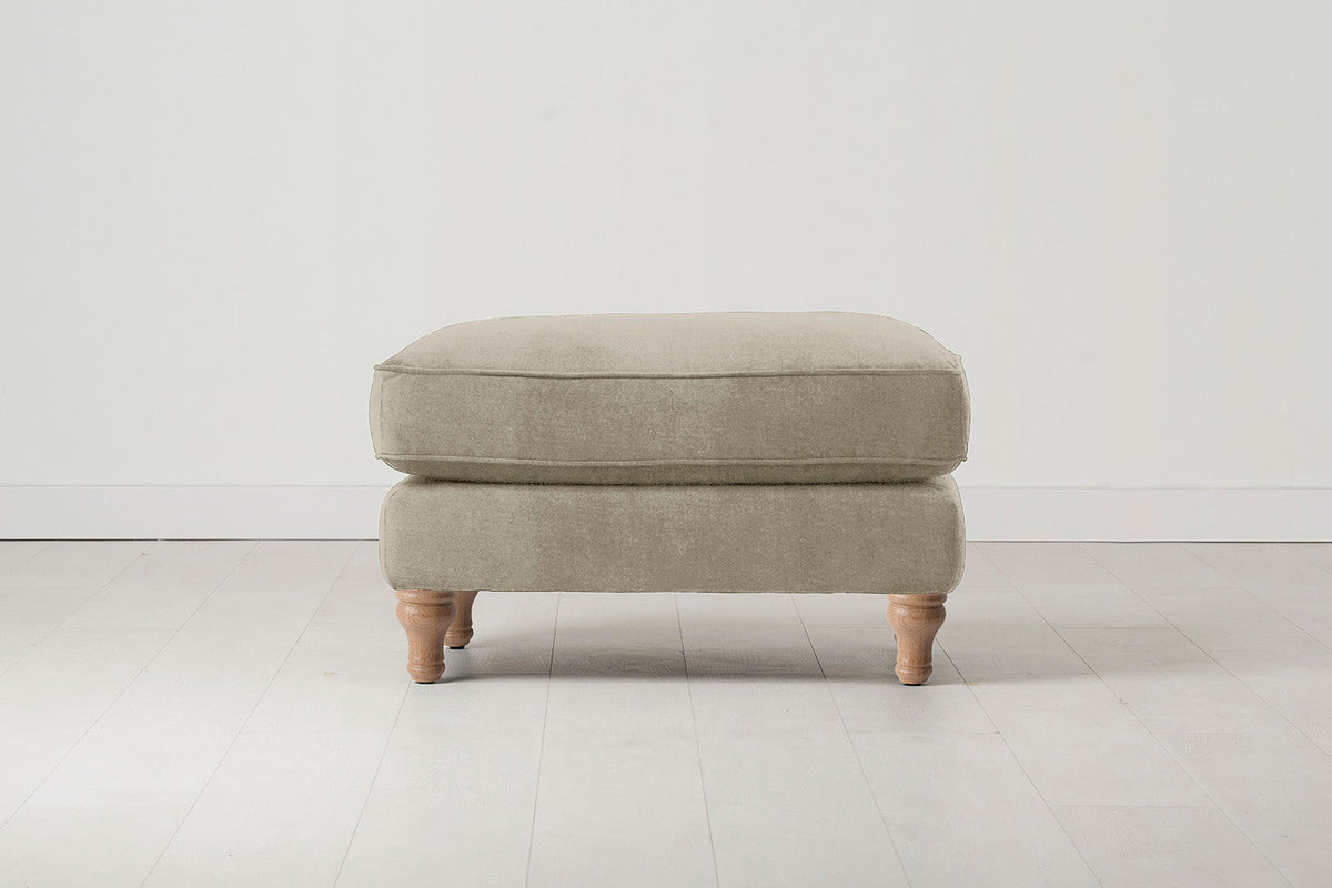 Model 15 Ottoman, Oak / Flax