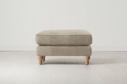 Model 15 Ottoman, Oak / Flax