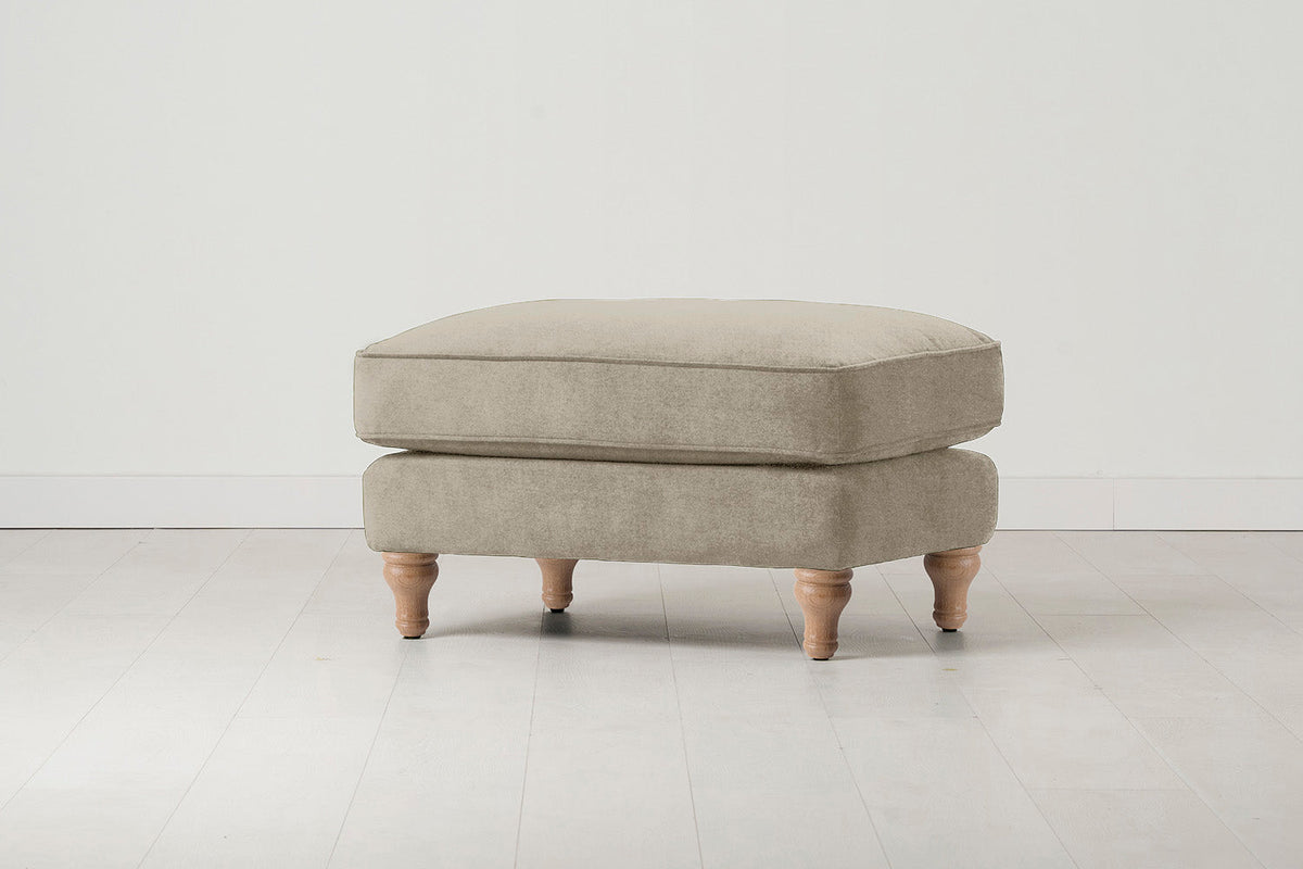 Model 15 Ottoman, Oak / Flax