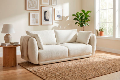 Model 16 3 Seater Sofa, Ivory